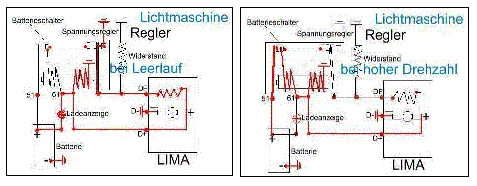 Lichtmaschine Regler Lichtmaschinenregler Spannungs Regler 6V wie